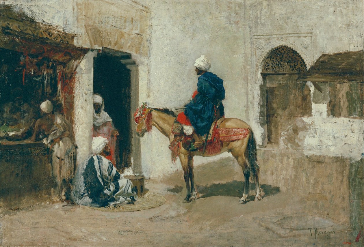 مغربي على ظهور الخيل بواسطة توماس موراغاس