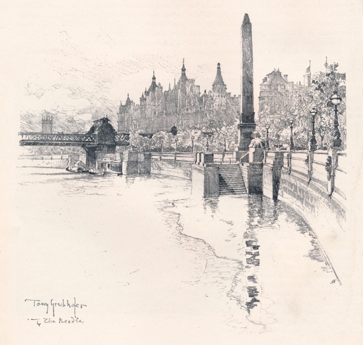 الإبرة ، c1902. بواسطة توني جروبهوفر