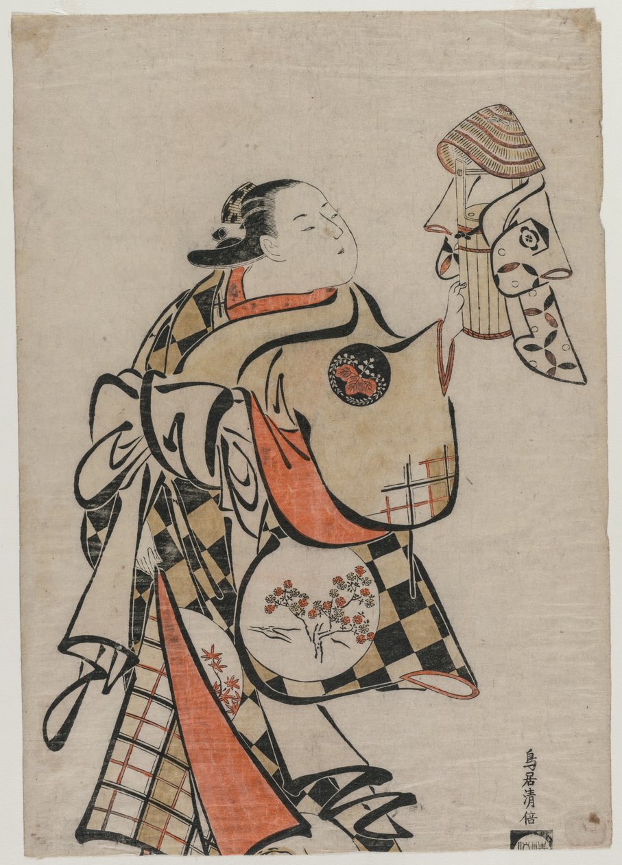 فوجيمورا هاندايو كمومس بواسطة Torii Kiyomasu