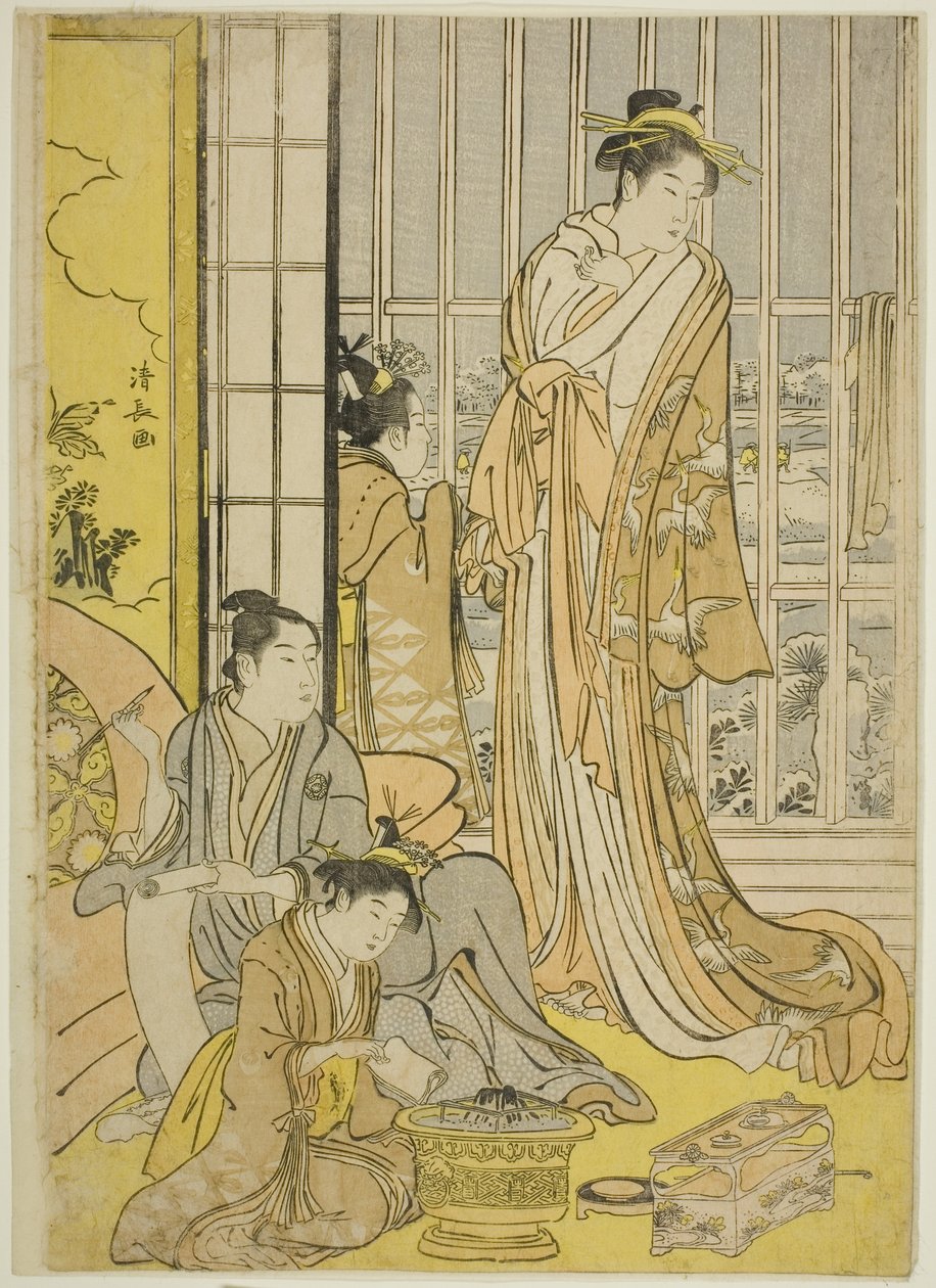 صباح ثلجي في أحياء المتعة (Seiro yuki no ashita) بواسطة توري كيوناجا