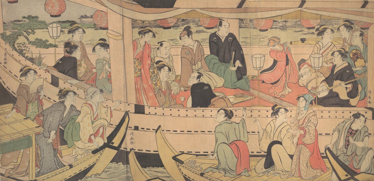 عطلة نهر سوميدا ، 1788-90. بواسطة توري كيوناجا