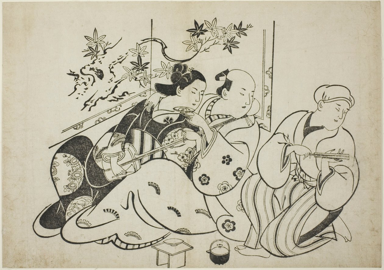 A Professional Baffoon ، من سلسلة غير معنونة من 12 مطبوعة بواسطة Torii Kiyonobu I