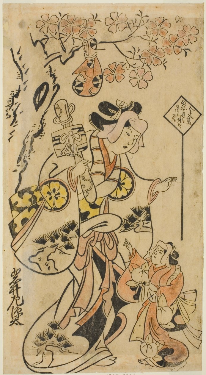 الممثل Iwai Sagenta I بواسطة Torii Kiyonobu I