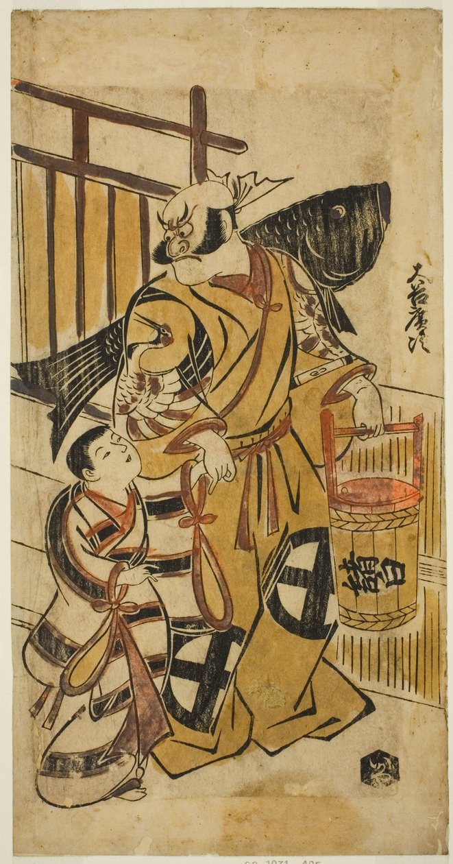 أوهتا ني هيروجي عيسى أساهينا سابورو بواسطة Torii Kiyonobu I