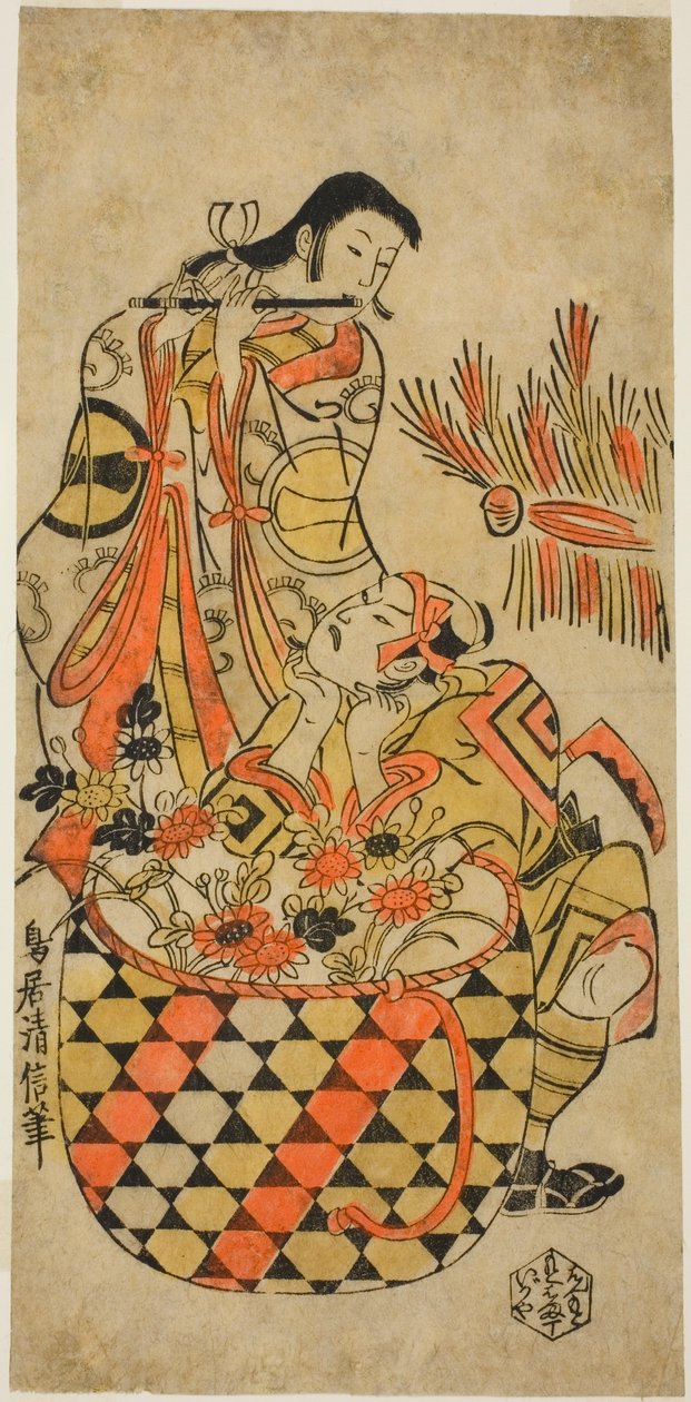 Teac and rs Ichikawa Danjuro خطة جيدة د مرتبة Ichikawa Monnosuke بواسطة Torii Kiyonobu I