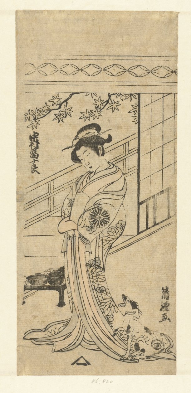 ناكامورا توميغورو في فروينرول بواسطة Torii Kiyotsune