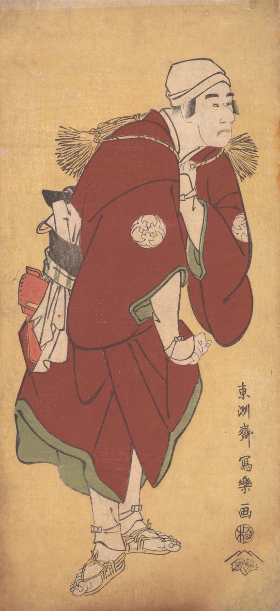 Bando Mitsugoro II بدور المزارع Asakusa no Jirosaku ، 1794-95. ، 1794-95. بواسطة توشوساي شاراكو