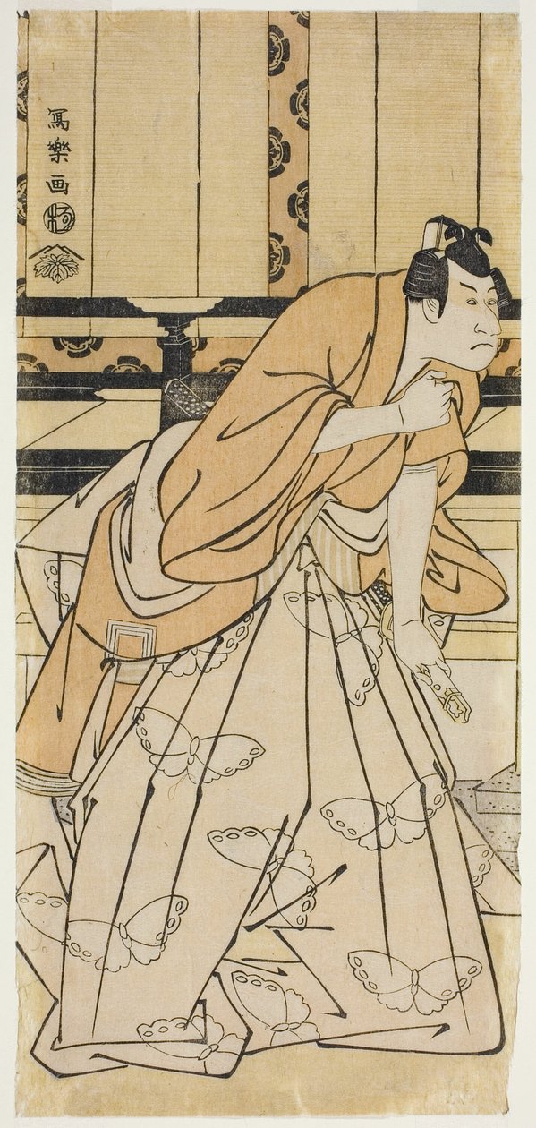 الممثل Ichikawa Danjuro Vl بدور Soga no Goro Tokimune بواسطة توشوساي شاراكو