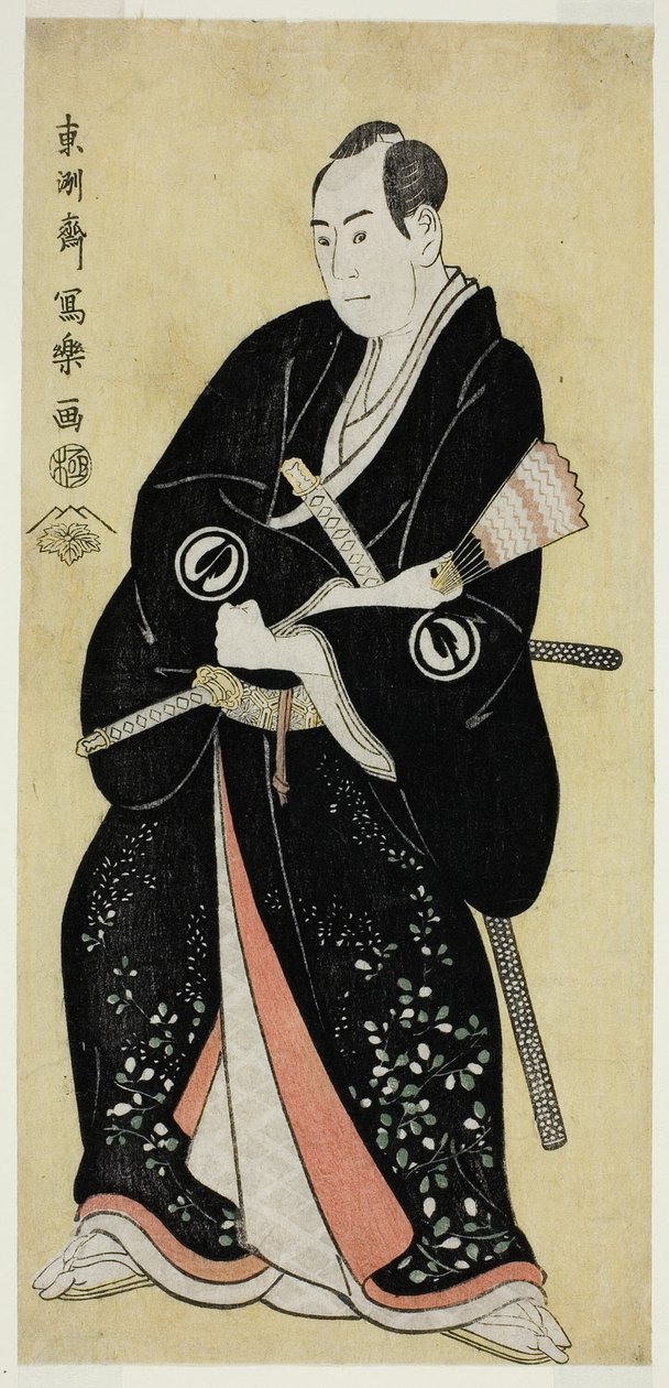 الممثل Sawamura Sojuro III بدور Nagoya Sanza Motoharu بواسطة توشوساي شاراكو
