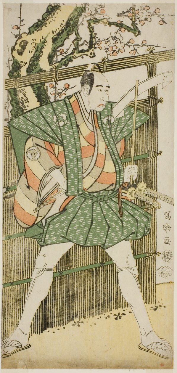 الممثل Bando Mitsugoro II بدور Katsura Kokingo Haruhisa بواسطة توشوساي شاراكو