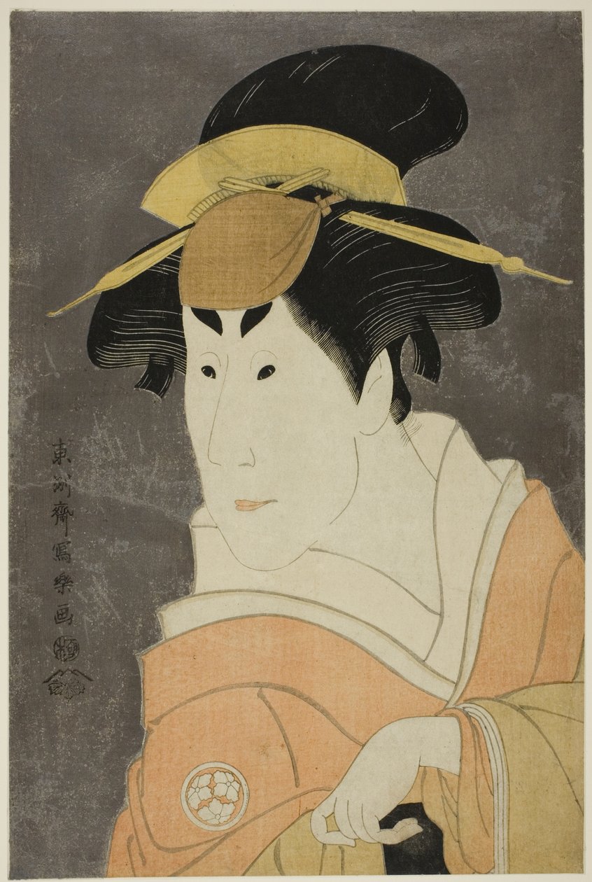 الممثل Osagawa Tsuneyo II بدور Osan ، أخت Ippei الكبرى بواسطة توشوساي شاراكو