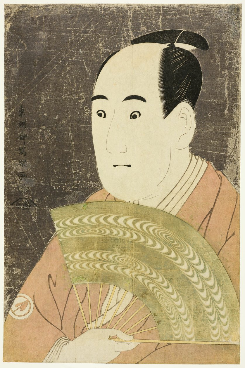 الممثل Sawamura Sojuro III بدور Ogishi Kurando بواسطة توشوساي شاراكو