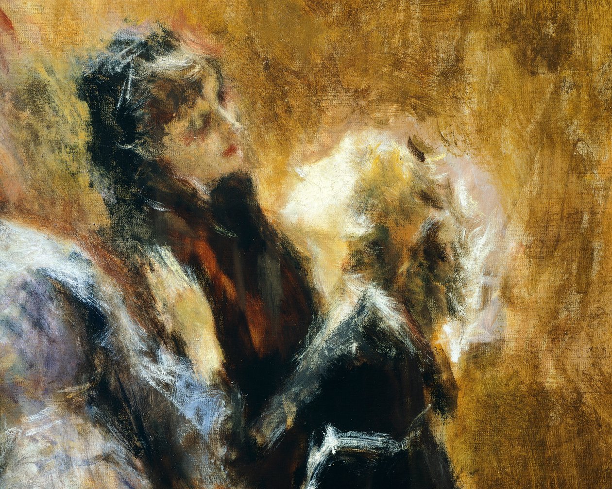 زيارة الكلية ، بواسطة ترانكيلو كريمونا (1837-1878) ، زيت على قماش بواسطة ترانكيلو كريمونا