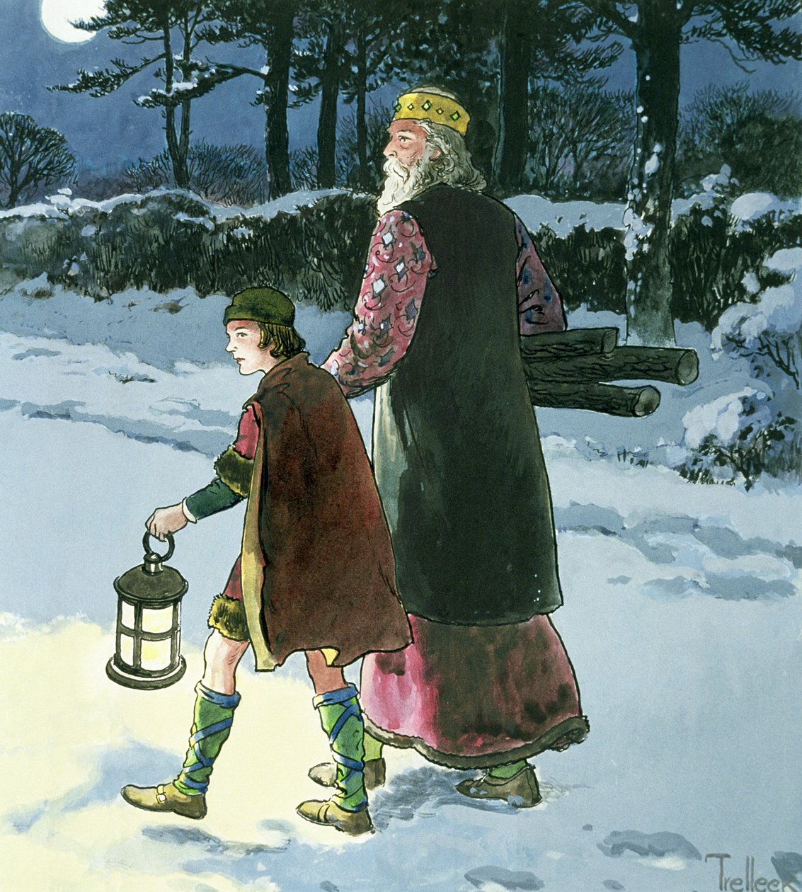 King Wenceslas (c.907-c.929) من "اللمحات في الماضي" ، تم نشره عام 1900 بواسطة تريليك