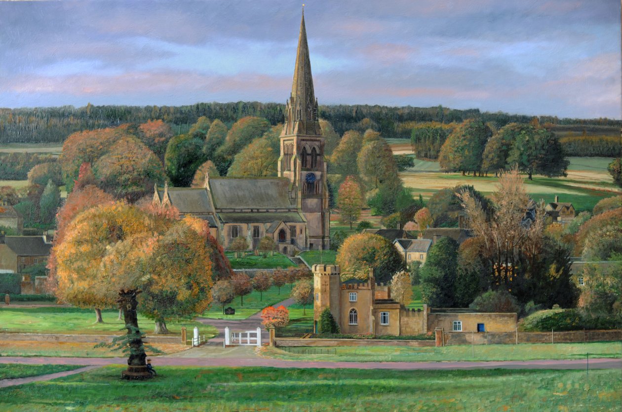 Edensor ، Chatsworth Park ، ديربيشاير ، 2009 بواسطة تريفور نيل