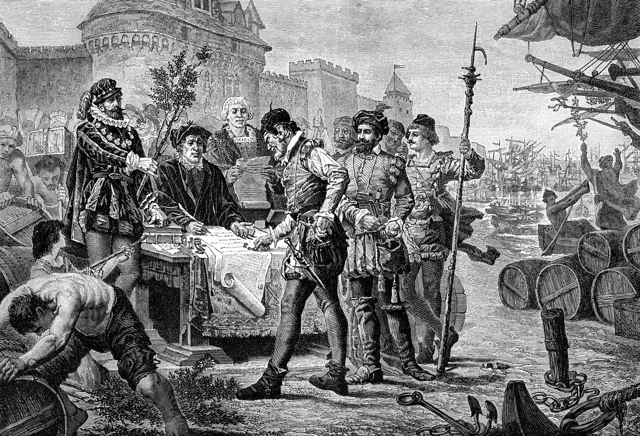 دفع الرسوم القديمة لشجرة السرو ، بوردو ، فرنسا ، 1453 1882-1884 بواسطة تريشون