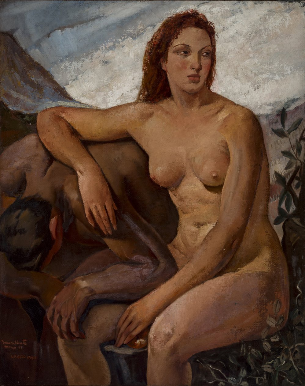 آدم وحواء ، 1930. بواسطة أوبالدو أوبي