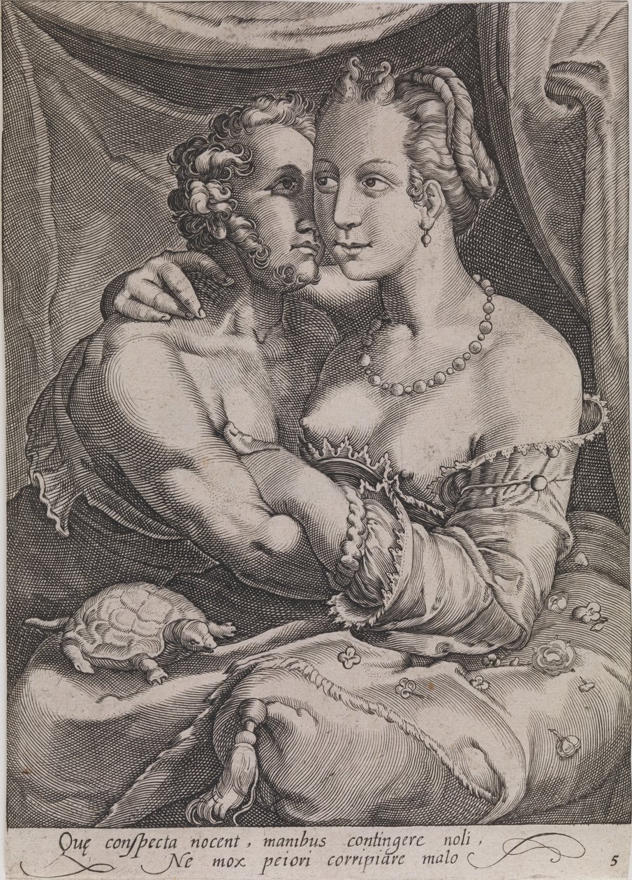 يلمس بواسطة Ubekendt efter Jan Saenredam efter Hendrick Goltzius