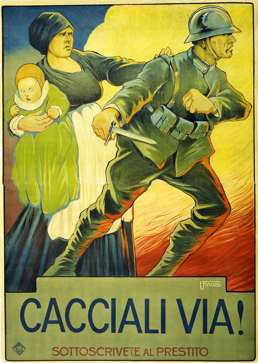 أخرجهم! ، 1914 بواسطة Ugo Finozzi