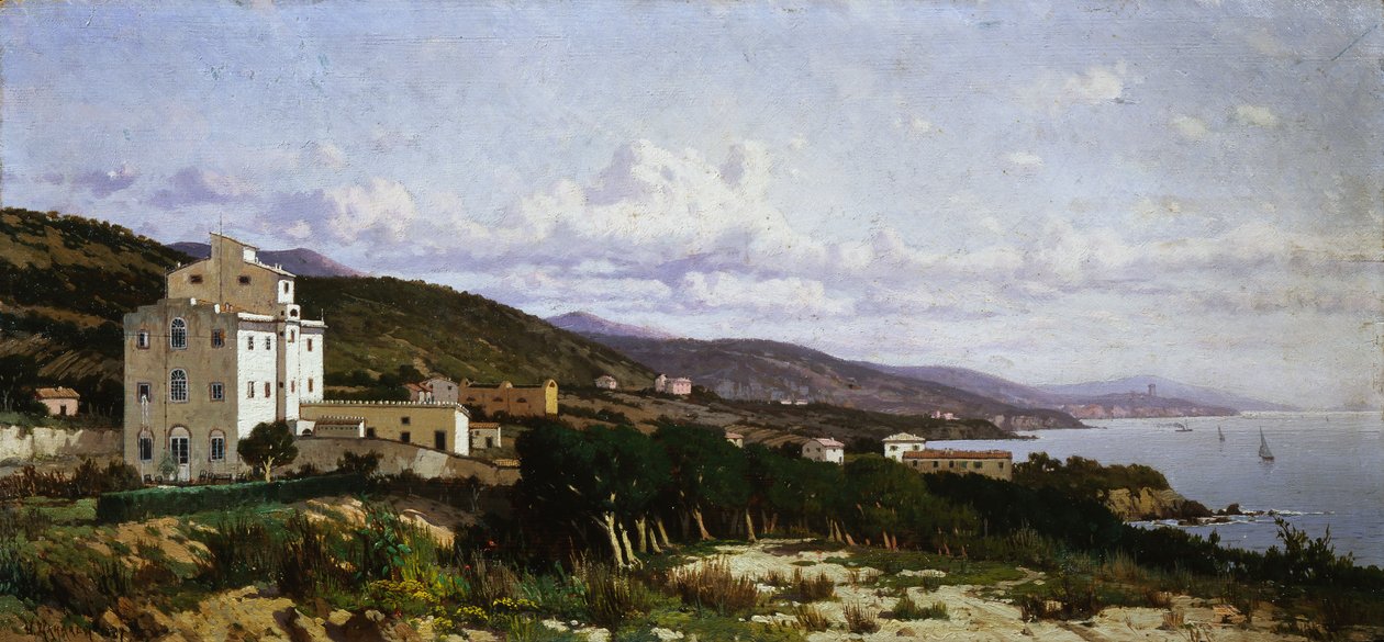 View of Castiglioncello بواسطة Ugo Manaresi