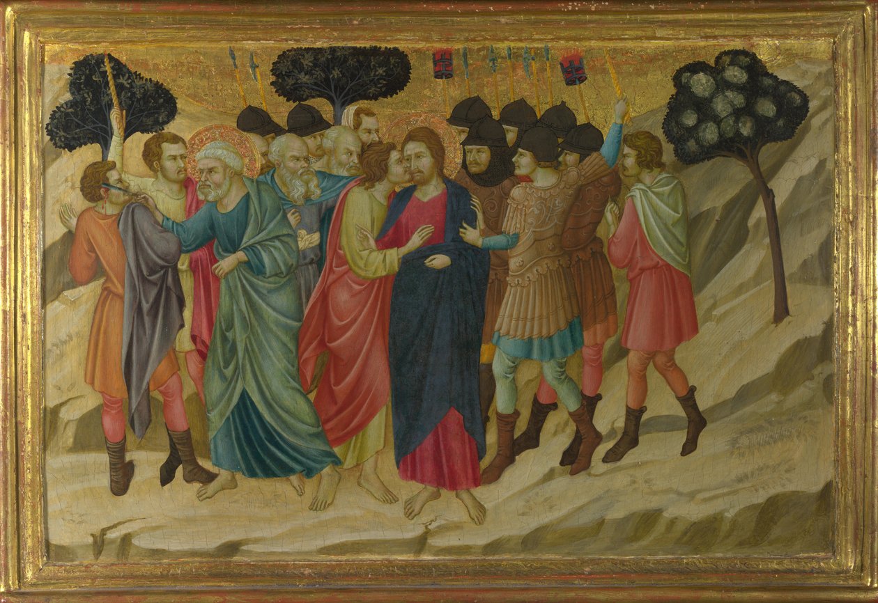 خيانة المسيح من بازيليك سانتا كروتش ، فلورنسا ، ج. 1324-1325 بواسطة Ugolino di Nerio
