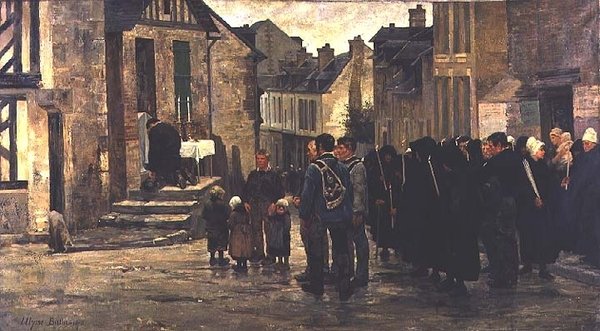 دفن بحار في فيلرفيل ، 1878 بواسطة أوليس لويس أوغست بوتين