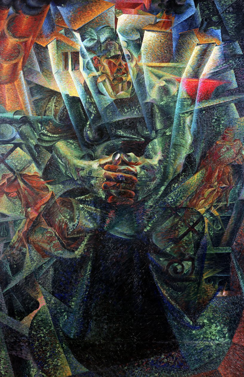المسألة ، 1912 بواسطة Umberto Boccioni