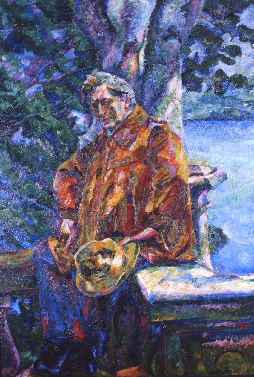 صورة ل Ferruccio Busoni ، 1916 بواسطة Umberto Boccioni