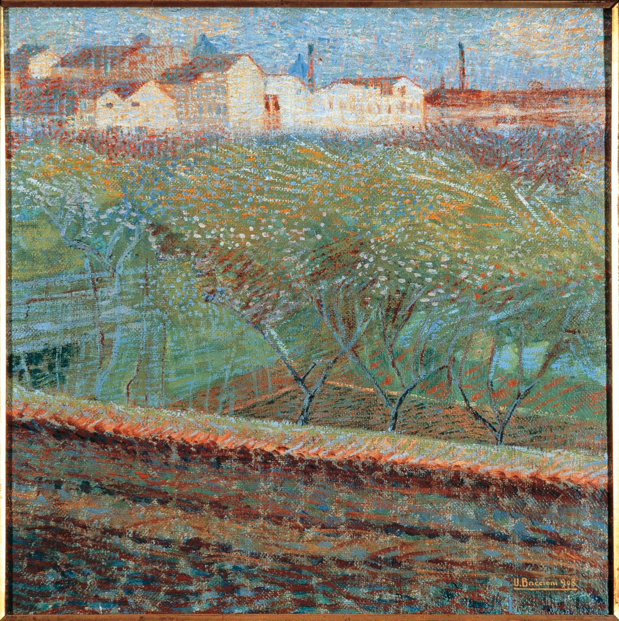 April Evening, by Umberto Boccioni بواسطة Umberto Boccioni