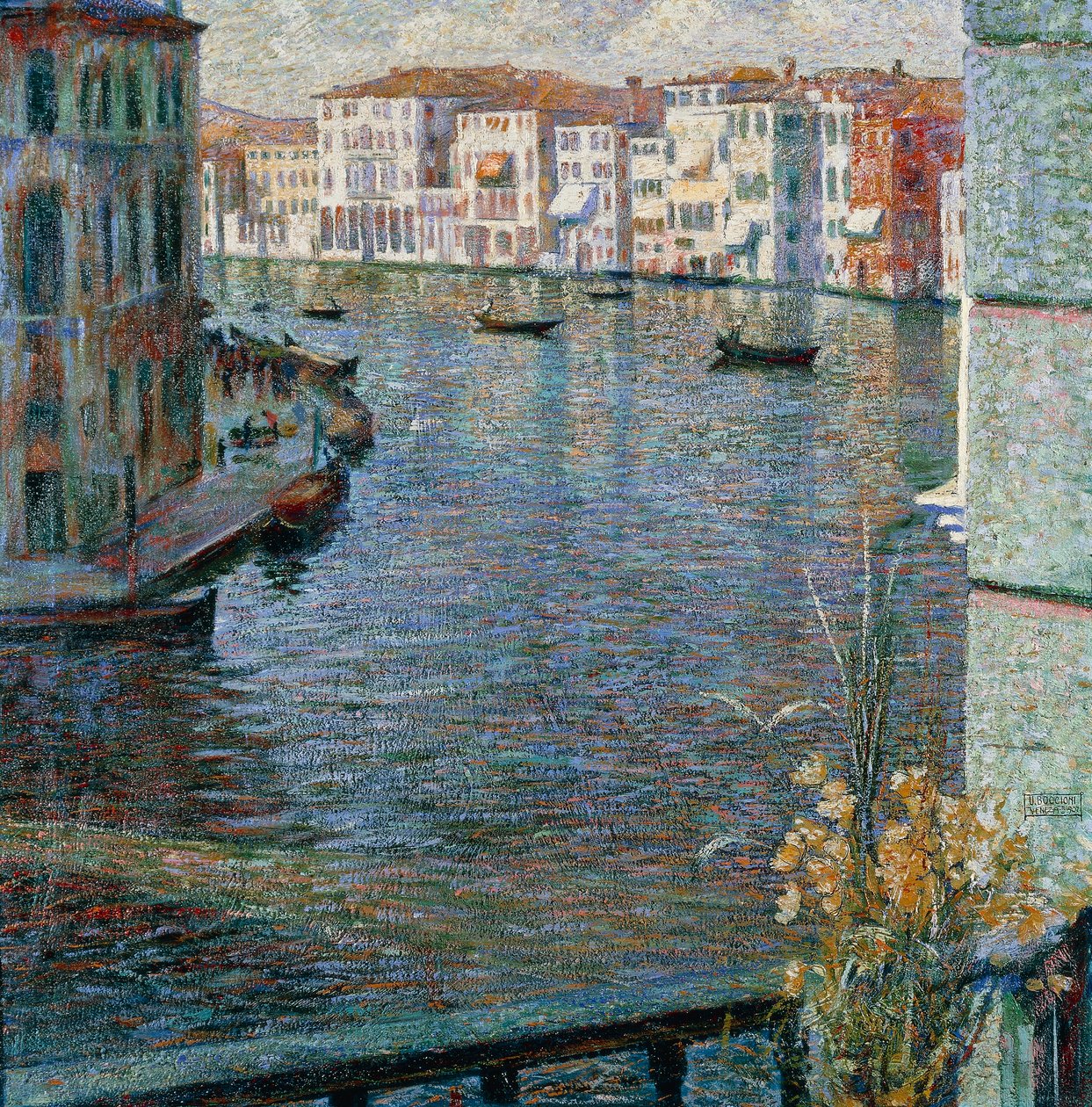 Grand Canal in Venice بواسطة Umberto Boccioni