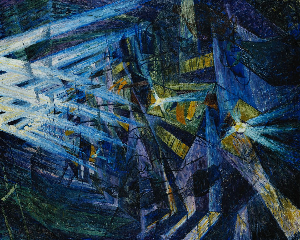 قوى الشارع 1911 بواسطة Umberto Boccioni