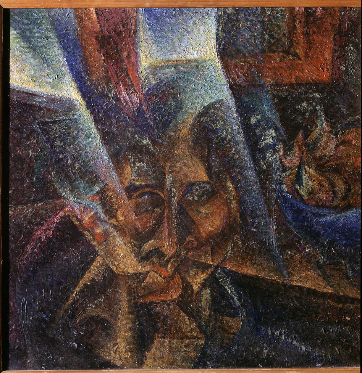 الضوء والوجه والجو بواسطة Umberto Boccioni