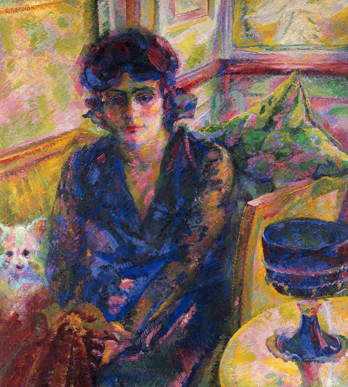 Portrait of Mrs Cragnolini Fanna بواسطة Umberto Boccioni