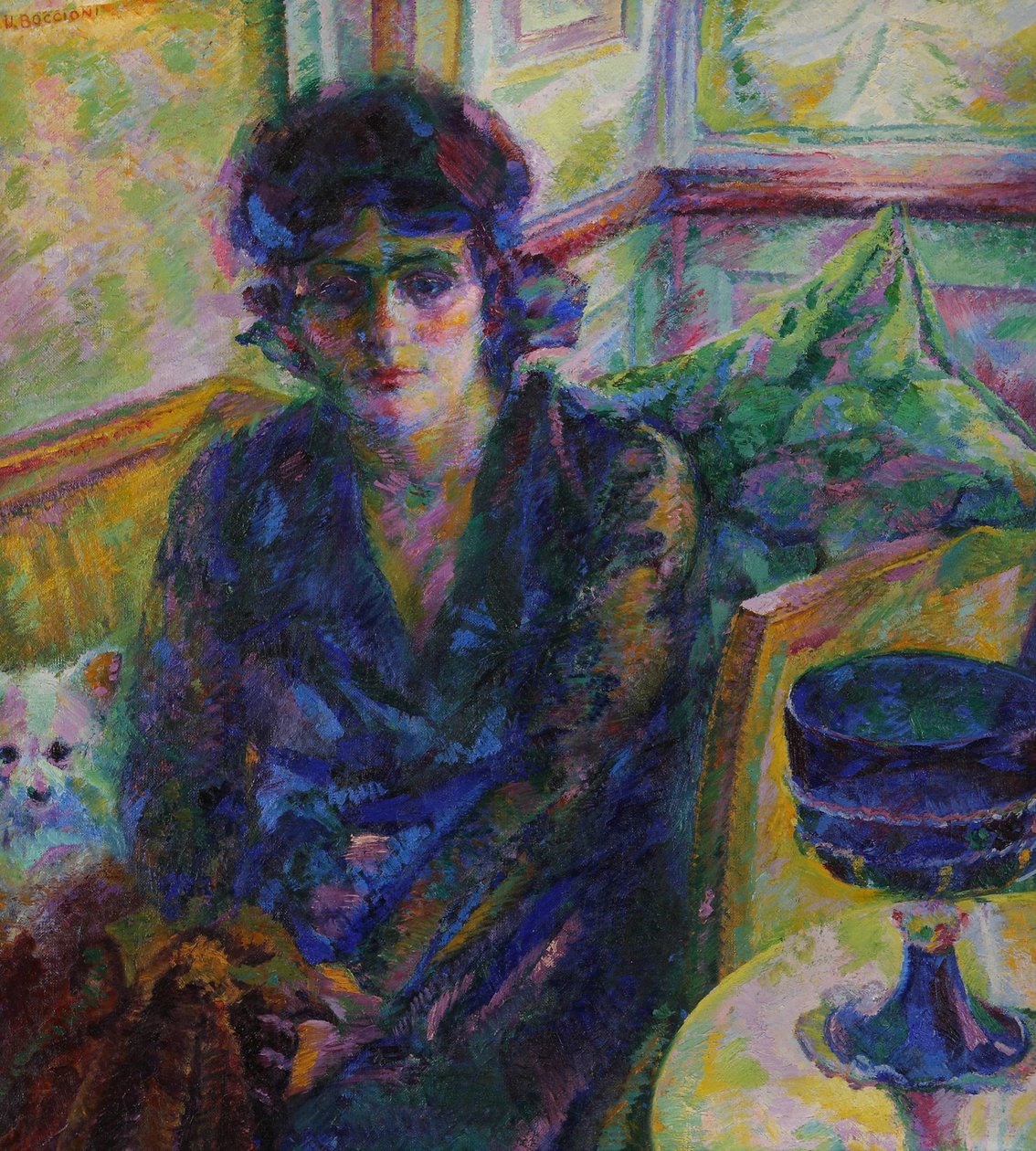 صورة لـ Signora Cragnolini Fanna ، 1916. بواسطة Umberto Boccioni