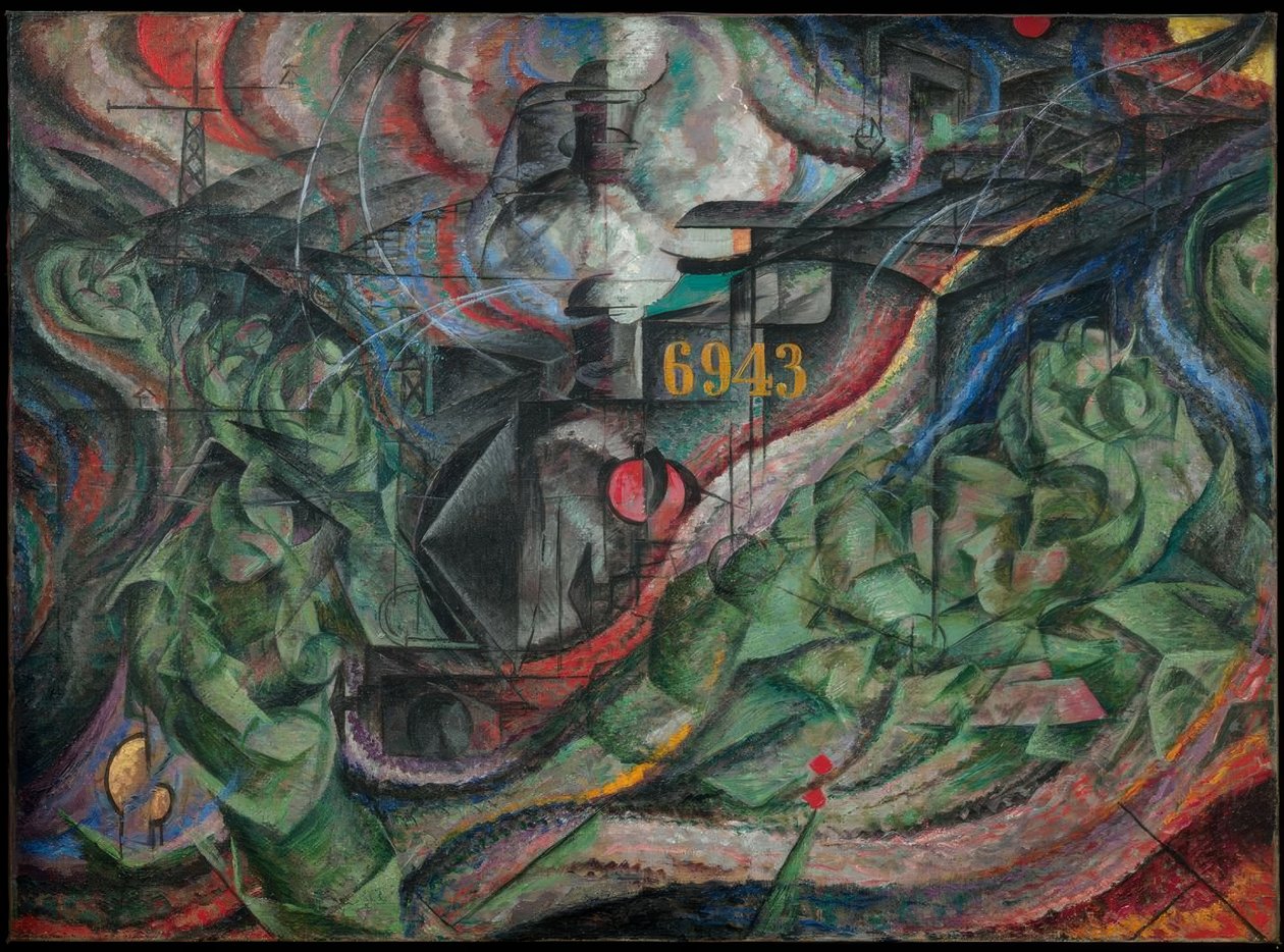 شروط الروح الثانية - الوداع بواسطة Umberto Boccioni