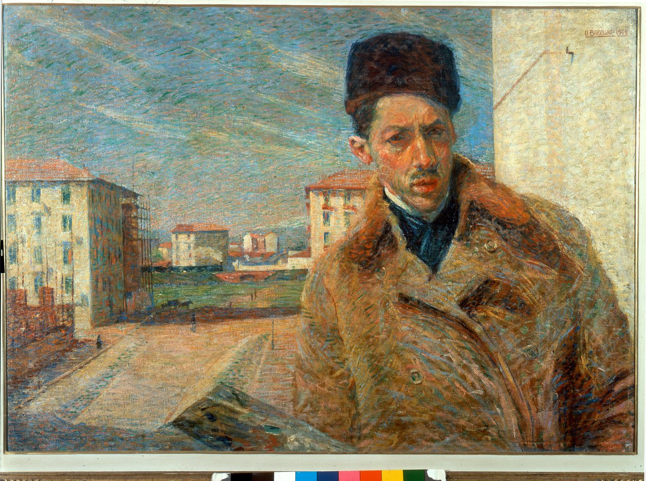 تصوير شخصي بواسطة Umberto Boccioni