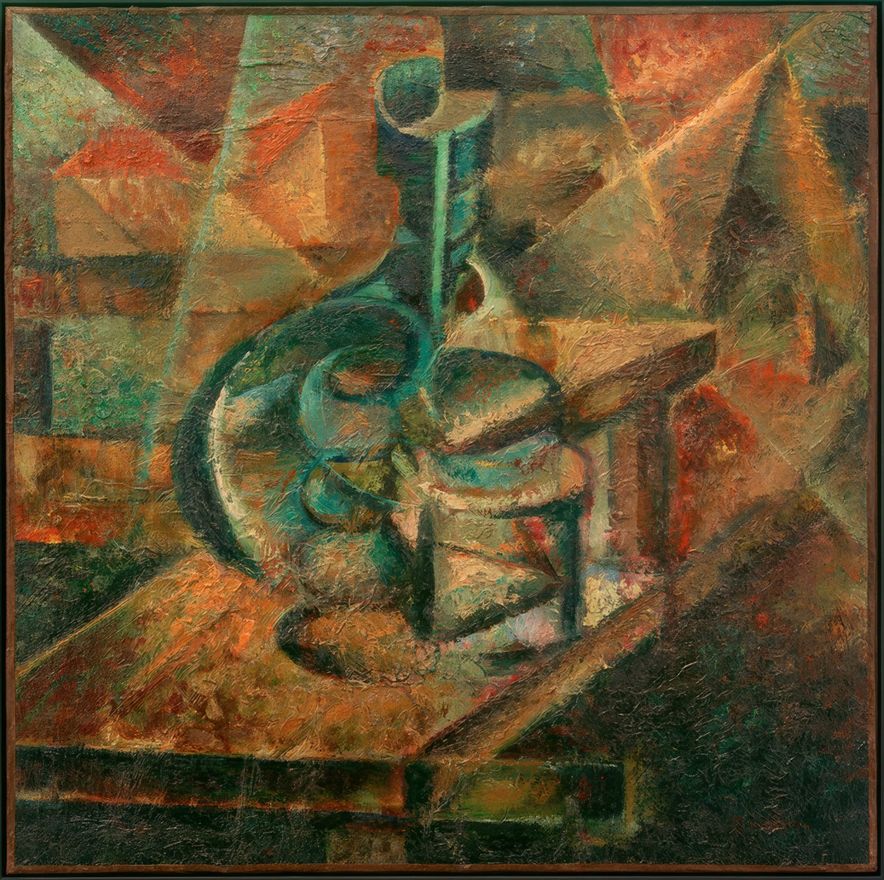 لا تزال الحياة مع الزجاجة بواسطة Umberto Boccioni