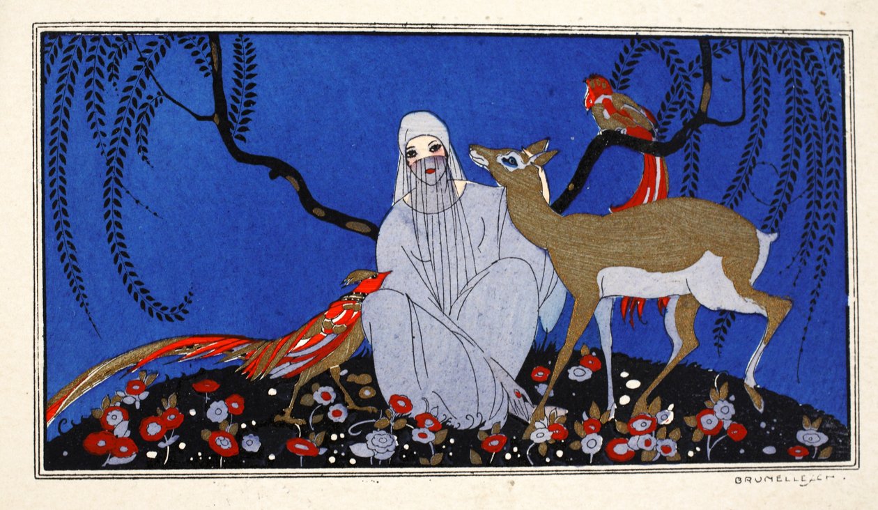 ليل عروسة (طباعة استنسل) بواسطة أومبرتو برونليسكي