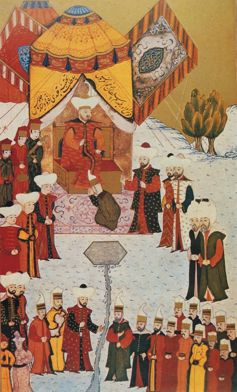 أعلن بايزيد سلطان - منمنمة القرن الخامس عشر بواسطة غير معروف غير معروف