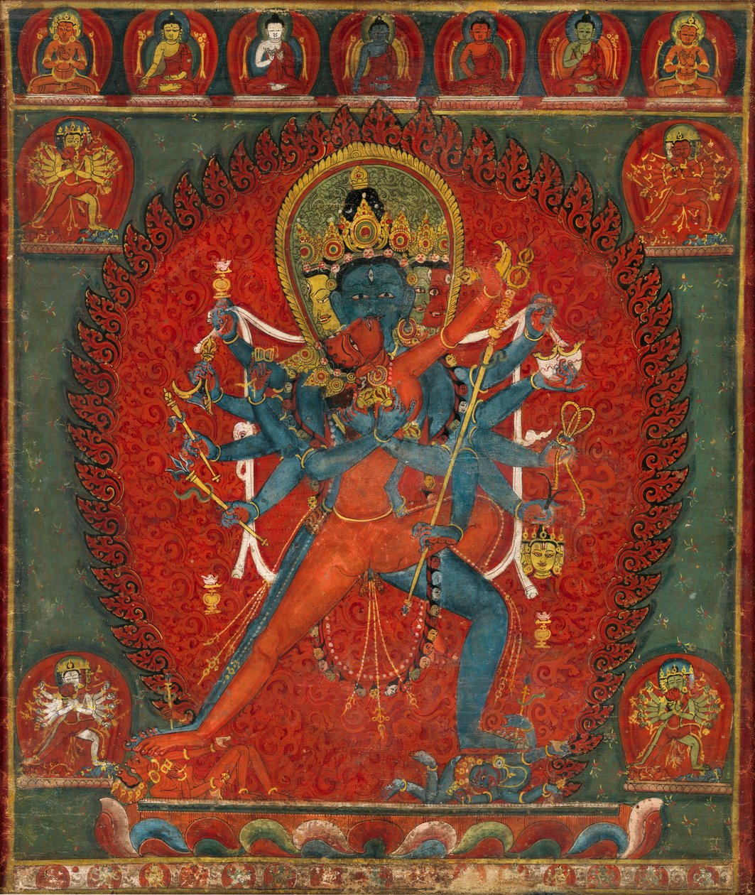 Chakrasamvara و Vajravarahi بواسطة غير معروف غير معروف