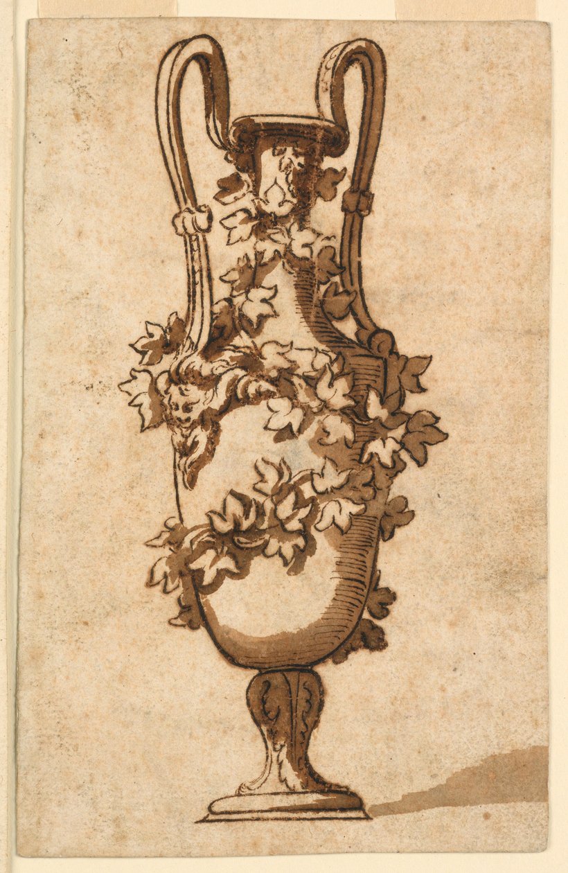 رسم وتصميم إناء زخرفي 1750–1800 بواسطة غير معروف غير معروف