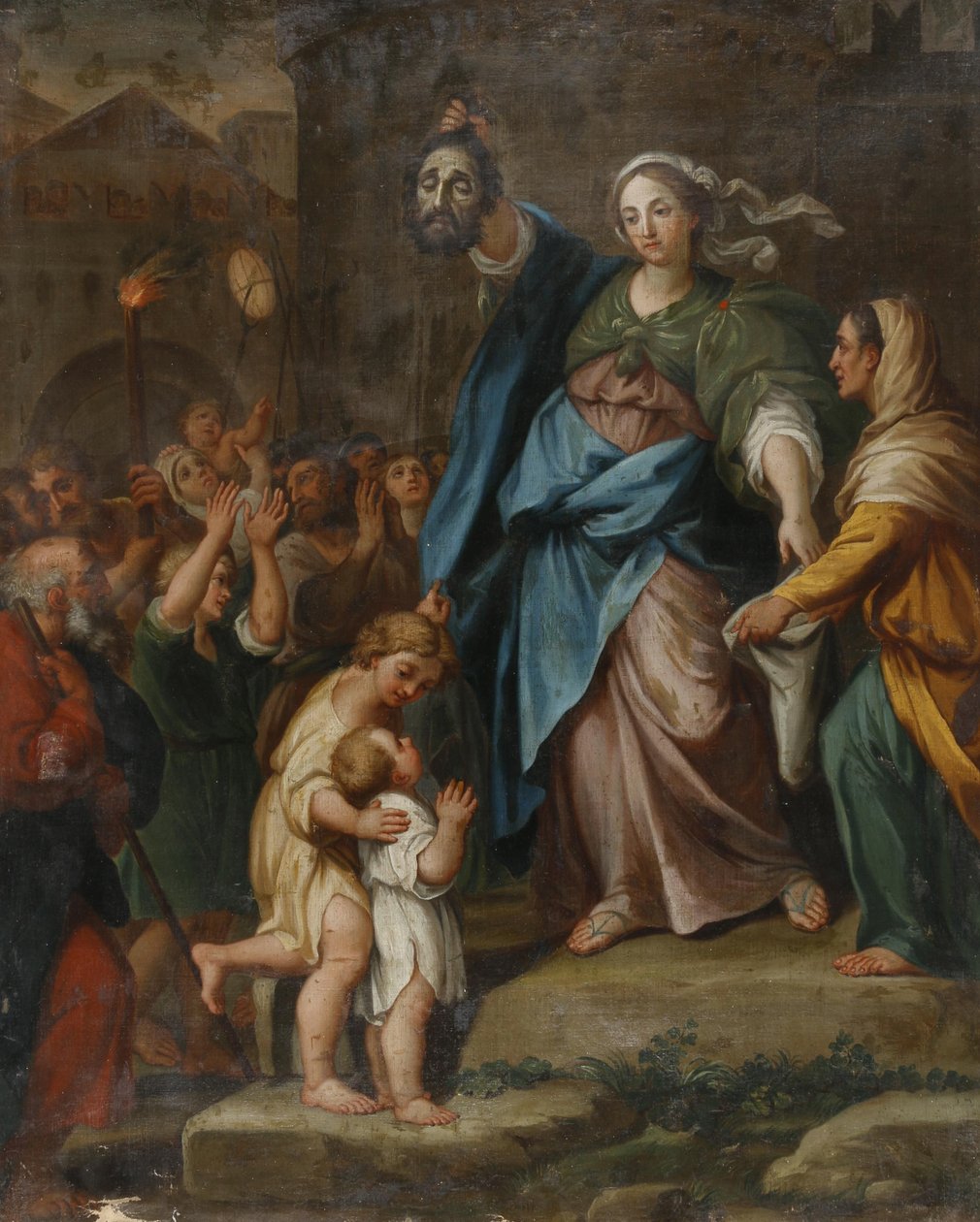 تقدم جوديث رأس Holofernes بواسطة غير معروف غير معروف