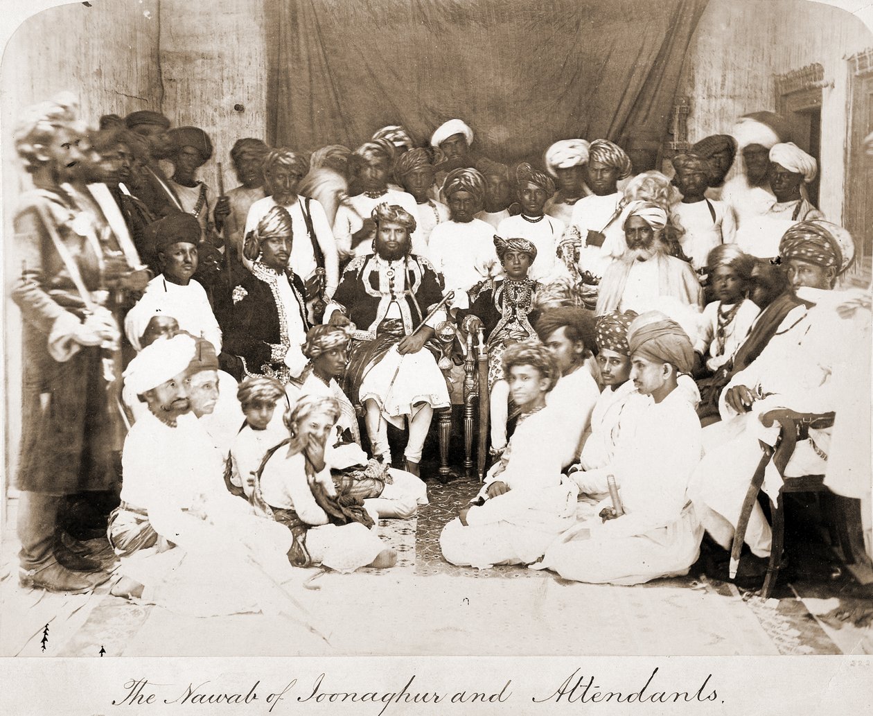 محبة خان (1851-1882) ، نواب جوناغار ، 1870 م بواسطة غير معروف غير معروف