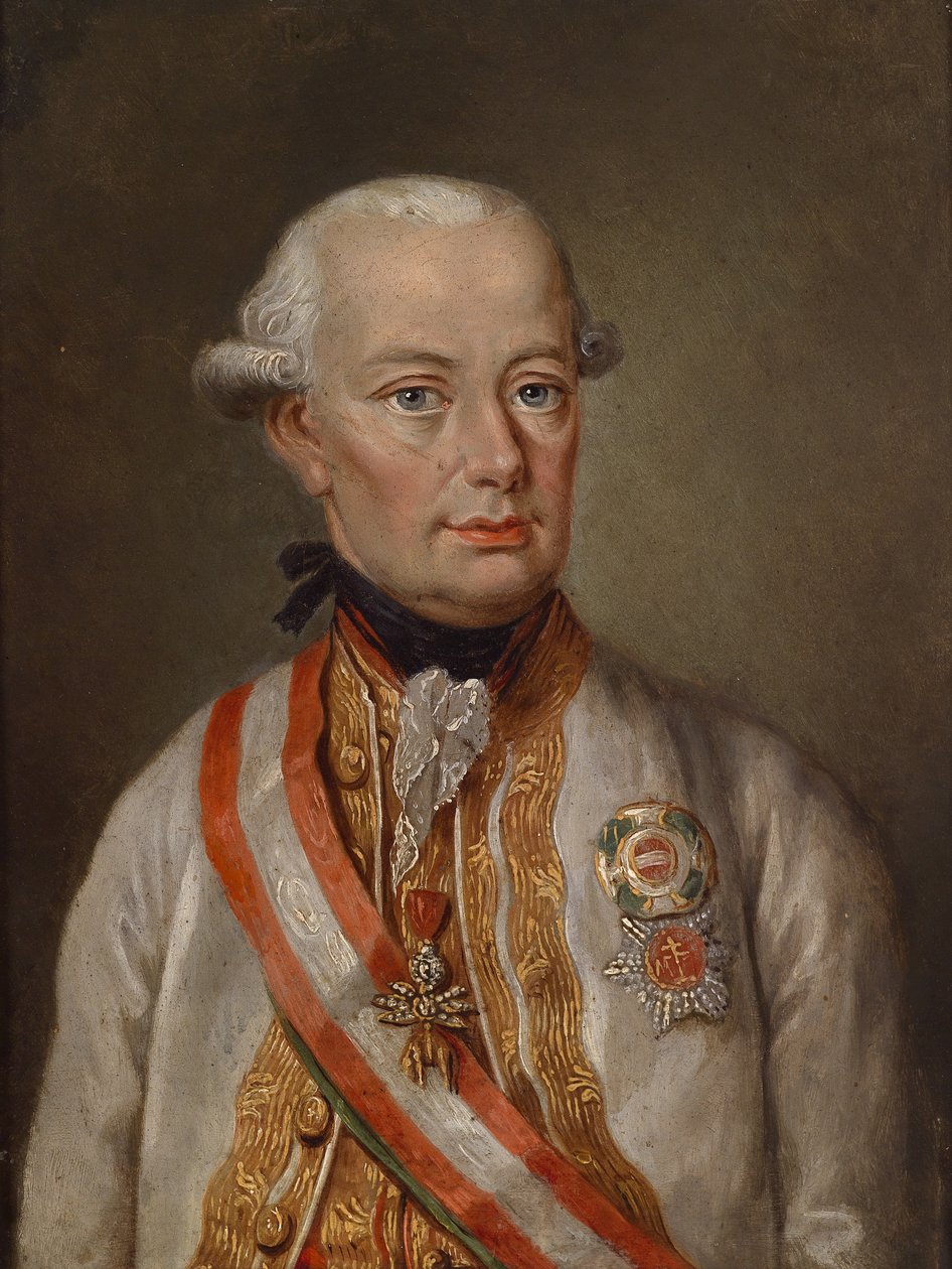 صورة الإمبراطور الروماني المقدس ليوبولد الثاني (1747-1792) في زي مارشال الميداني بميداليات بواسطة غير معروف غير معروف