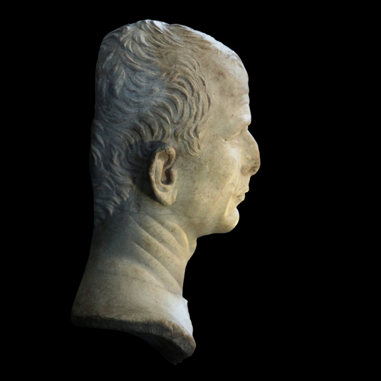 تمثال نصفي مفترض لقيصر (RHO.2007.05.1939) تم تصويره في جنيف خلال المعرض المؤقت César et le Rhône بواسطة غير معروف غير معروف