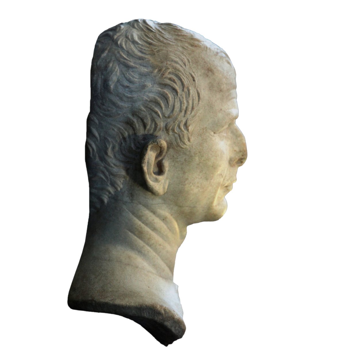 تمثال نصفي مفترض لقيصر (RHO.2007.05.1939) تم تصويره في جنيف خلال المعرض المؤقت César et le Rhône بواسطة غير معروف غير معروف