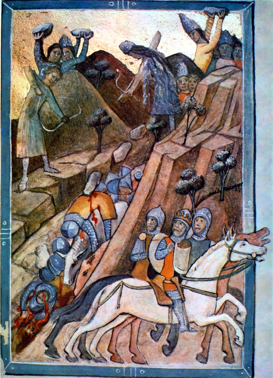 معركة بوسادا في Chronicon Pictum ص. 146 بواسطة غير معروف غير معروف