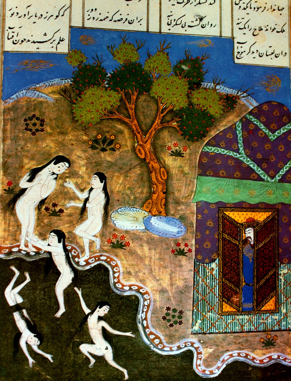 لقاء الإسكندر مع حوريات البحر بواسطة غير معروف غير معروف