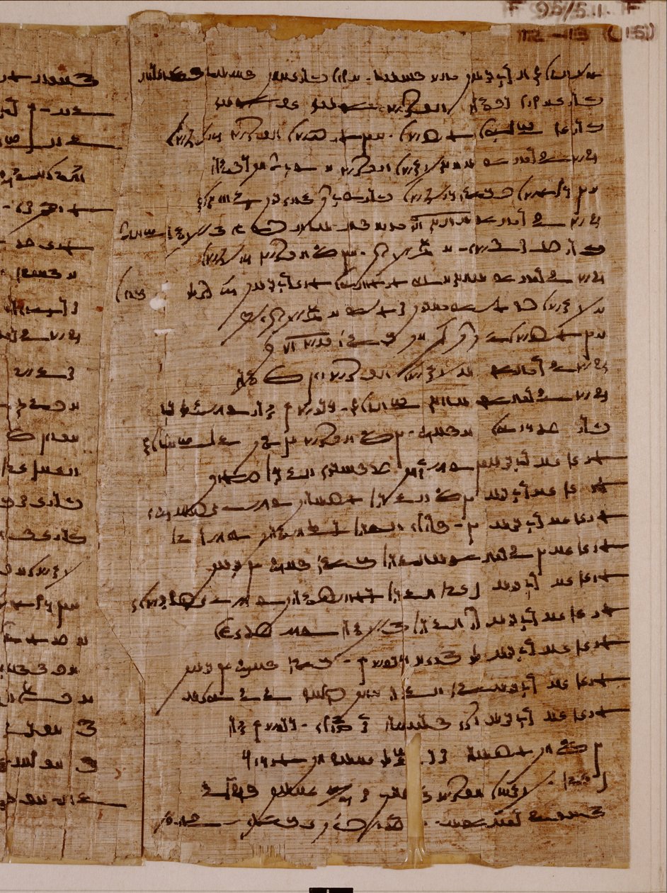البردي الديموطي مع أدب الحكمة بواسطة غير معروف غير معروف