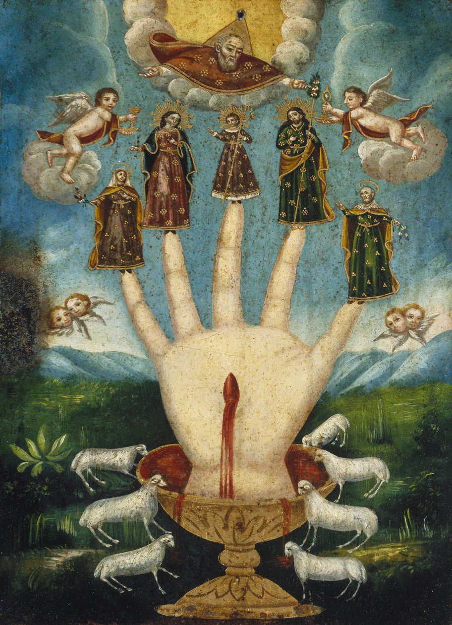 Mano Poderosa (اليد القوية) أو Las Cinco Personas (الأشخاص الخمسة) بواسطة غير معروف غير معروف